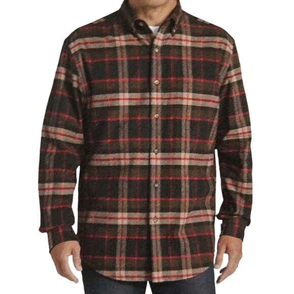 Pendleton Other - Pendlenton Mens Mason 100% Cotton Red Flannel Shirt Small